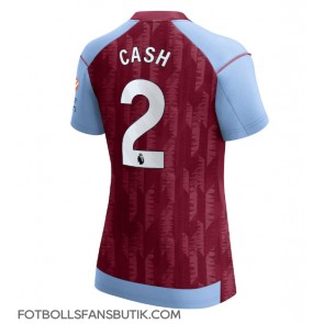 Aston Villa Matty Cash #2 Replika Hemmatröja Damer 2023-24 Kortärmad